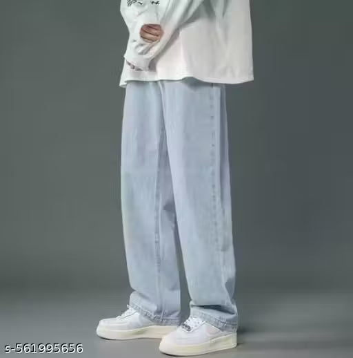Denim baggy jeans
