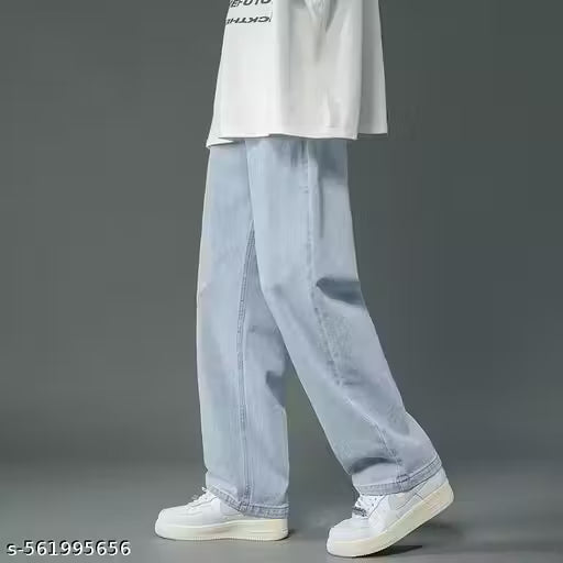 Denim baggy jeans